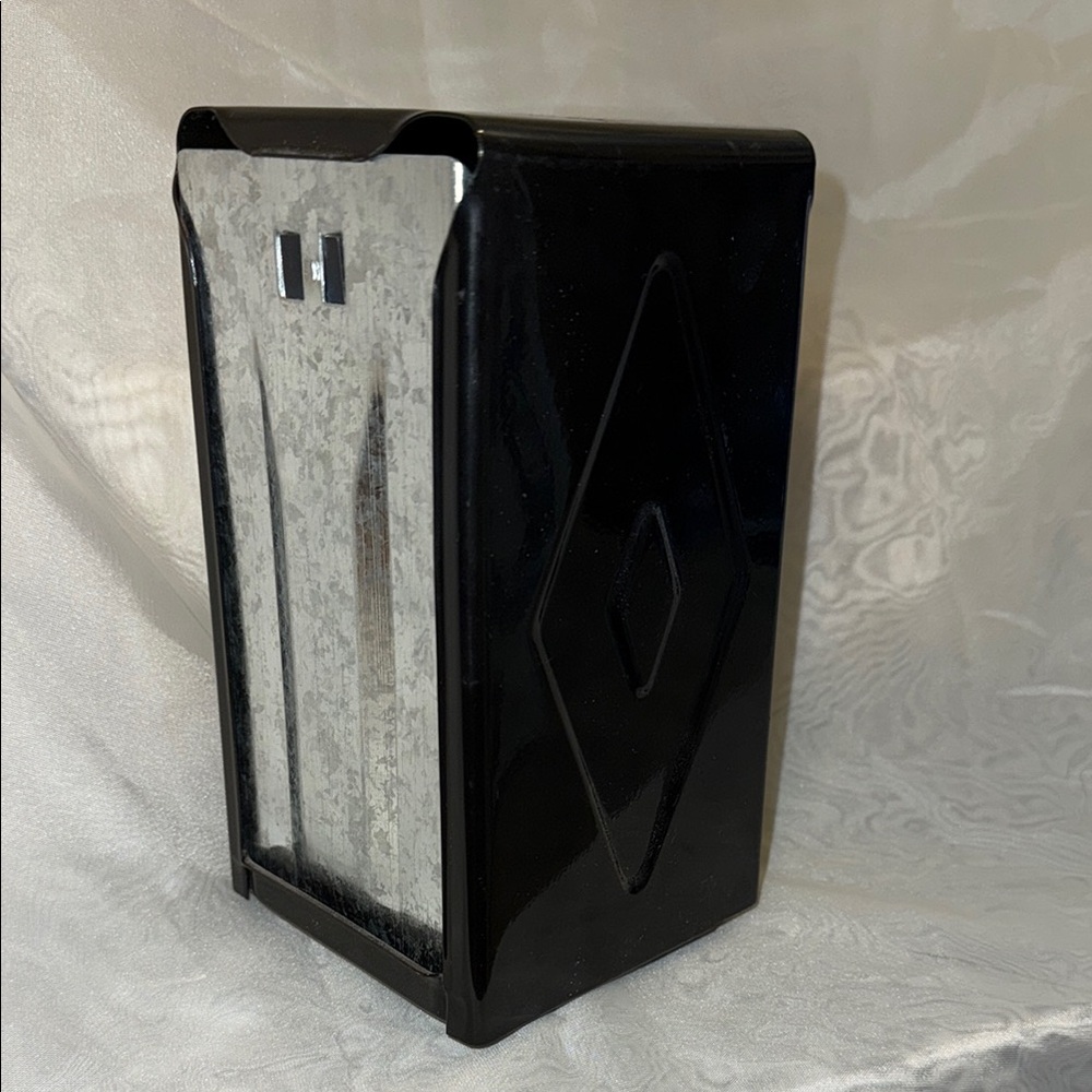 Steel Napkin Dispenser - Black